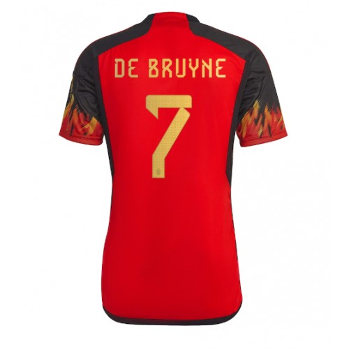 Belgien Kevin De Bruyne #7 Hemmatröja VM 2022 Kortärmad